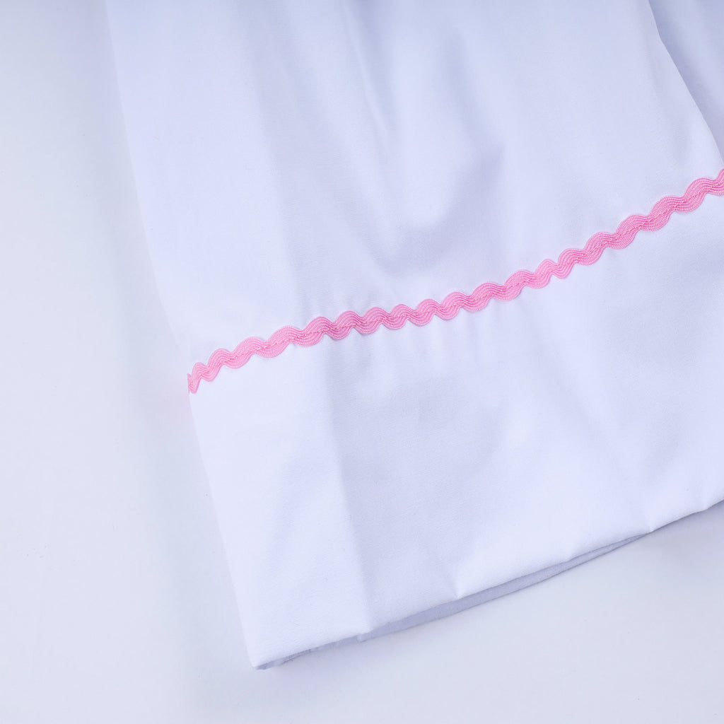 White character ruffle dress